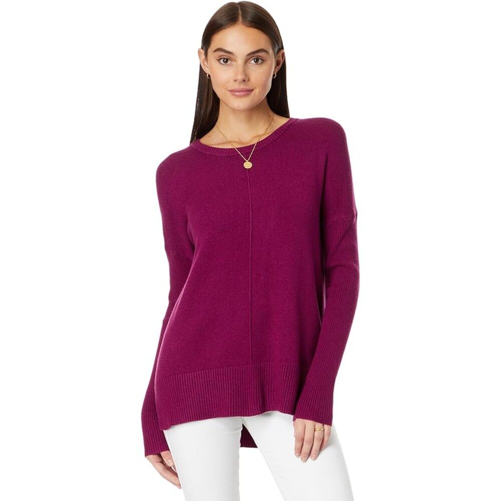 Lilly Pulitzer Mavie Sweater Women's XS Purple Pullover Casual Cozy Soft Preppy